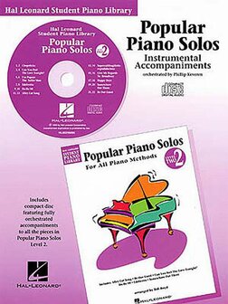 CD bij  Popular Piano Solos Level 2 / Deel 2, Hal Leonard Pianomethode (CD)